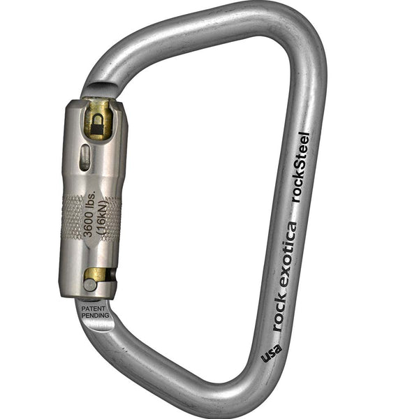 rockSteel Auto-Lock Carabiner
