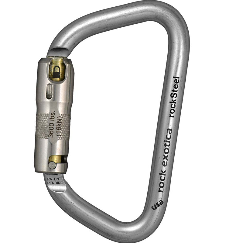 rockSteel Auto-Lock Carabiner